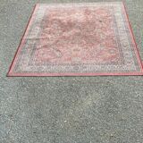 Persian rug burgundy wool 135x195cm