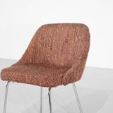 Tweed dining chair by Le Mobilier International, 1960s