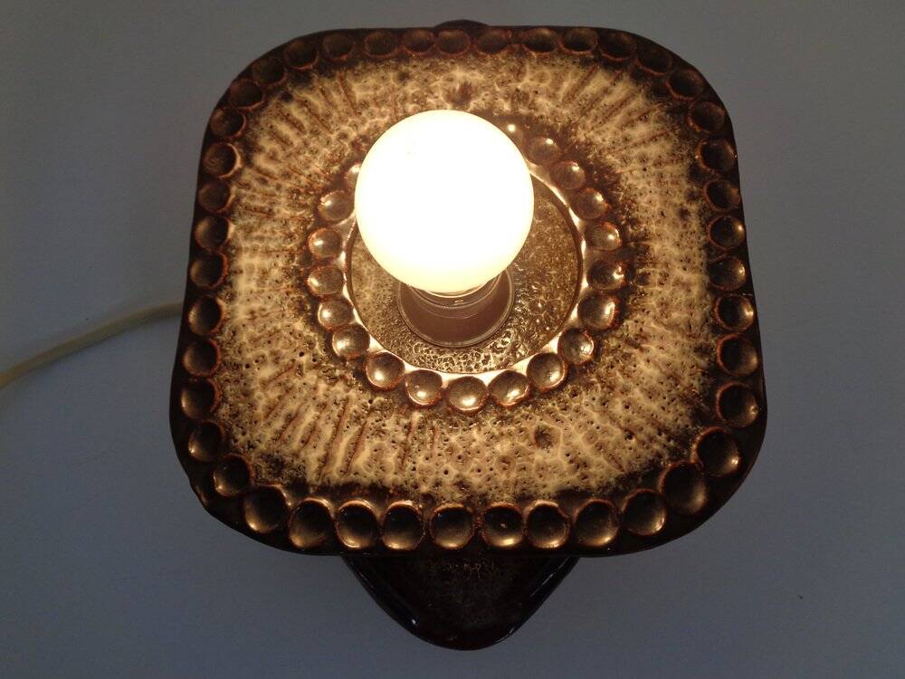 German Pop Art ceramic wall lamps, 1970s, set of 2