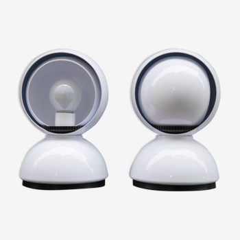 Pair of splint lamps by Vico Magistretti