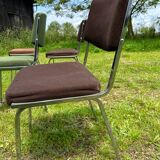 4 stackable chairs 1970