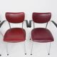 Set of 4 De Wit Dining chairs, 1960s