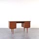 Mid-Century Teak Desk by Fredrik Kayser for Skeie Møbler, 1960s.