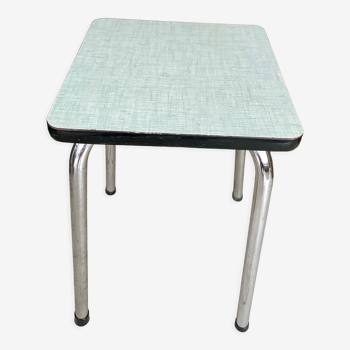 Green formica stool