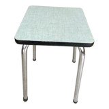 Green formica stool