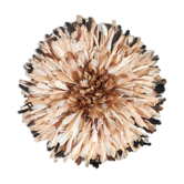Juju hat natural beige round brown 50cm