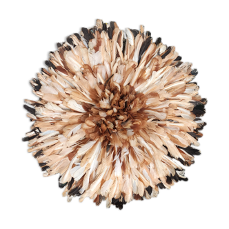 Juju hat natural beige round brown 50cm
