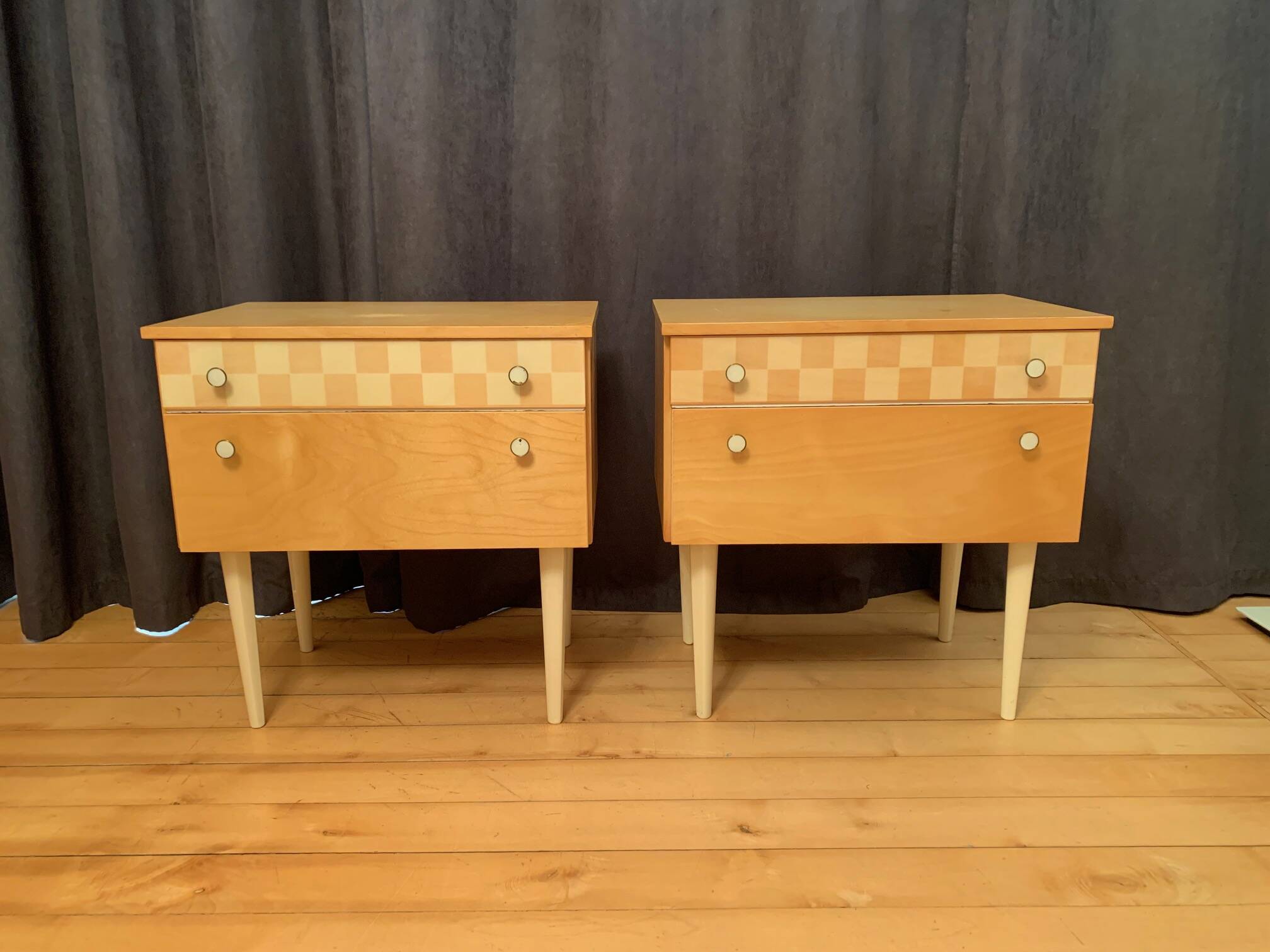 Pair of bedside tables, 1960s