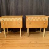 Pair of bedside tables, 1960s