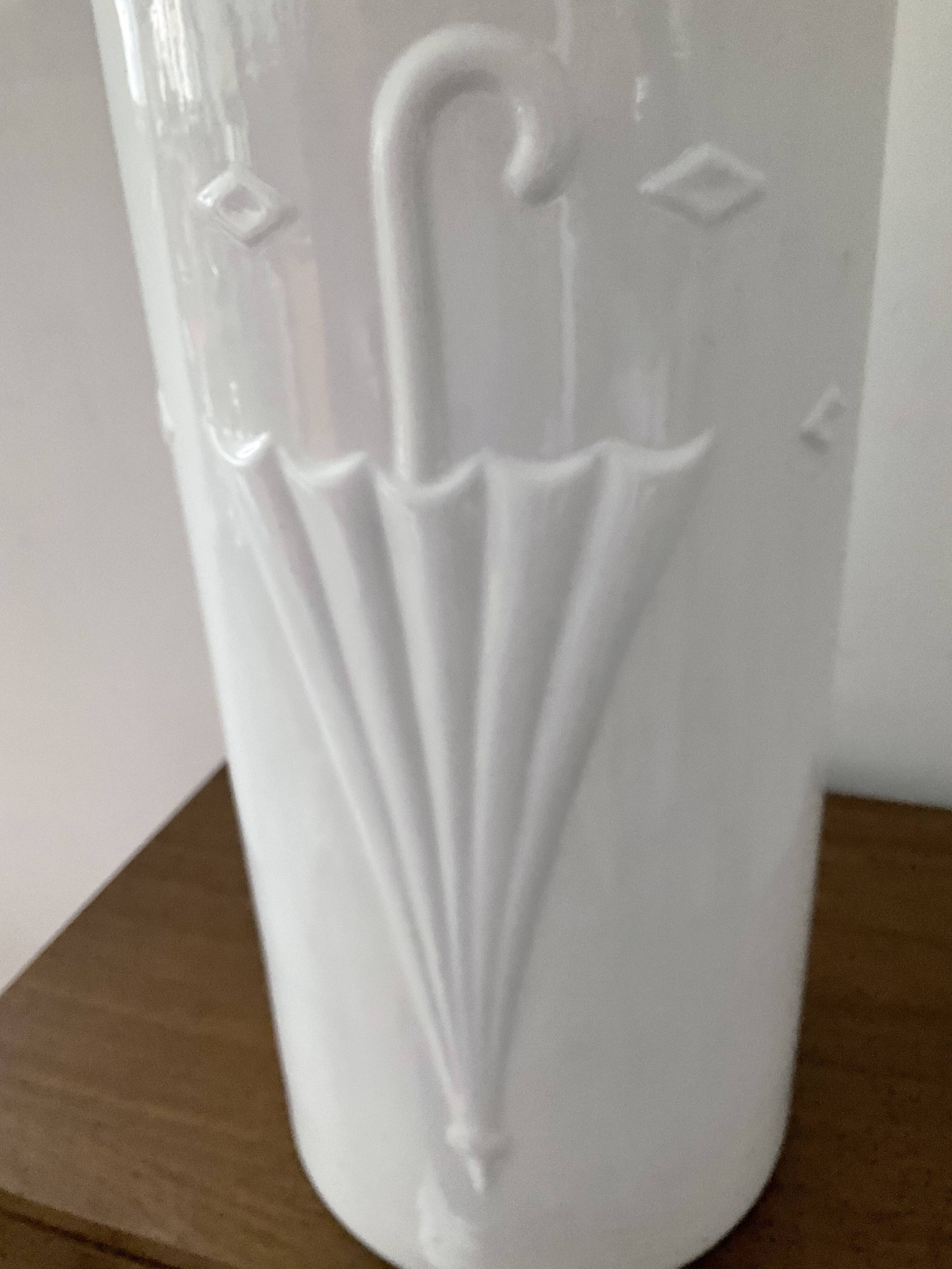 Umbrella holder Scheurich ceramic Germany 70s