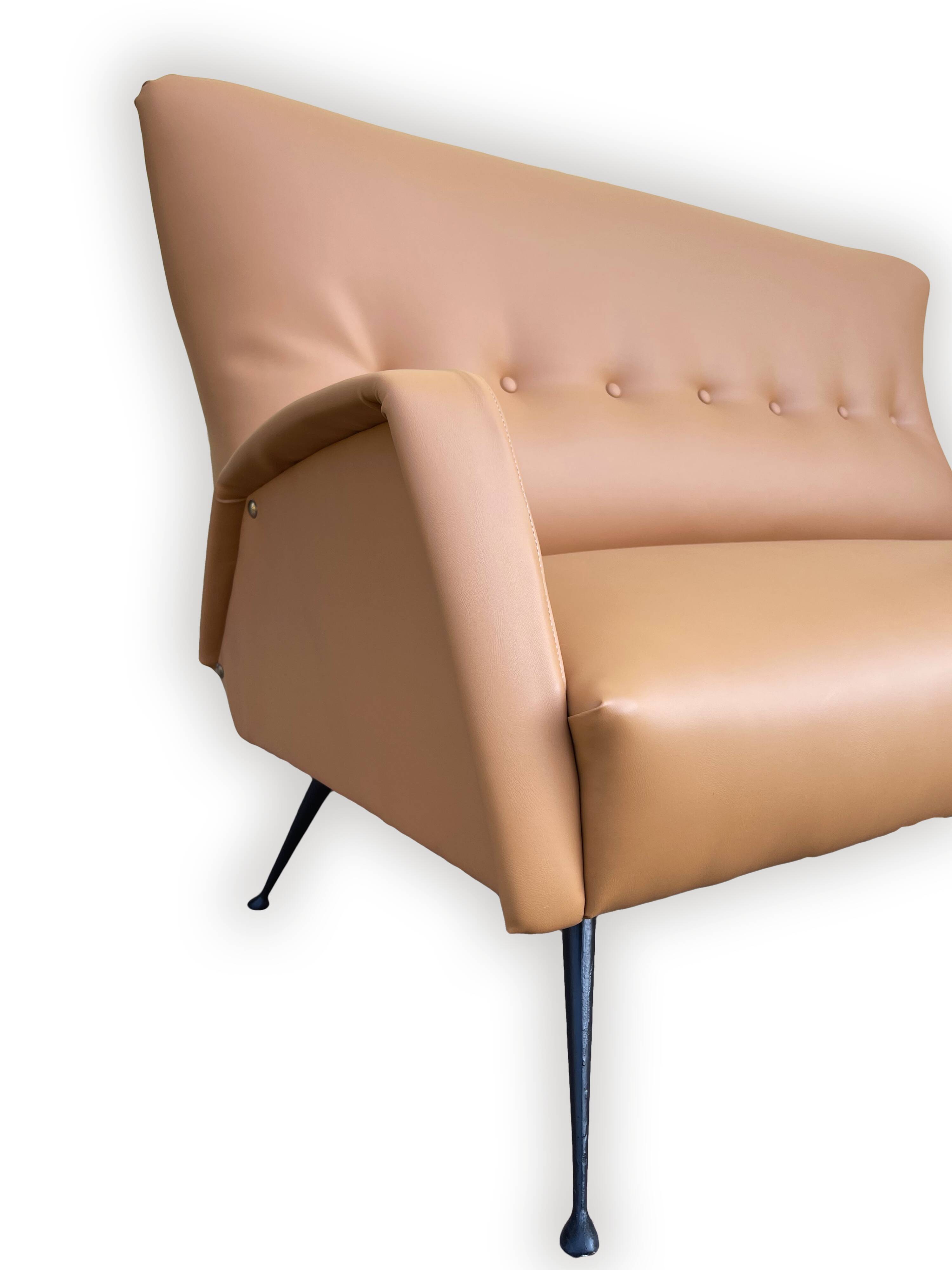 Canapé italien vintage 2 places - 1950