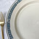 9 vintage flat plates iron earth salins model "castellane"