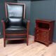 Small vintage bachelor's cabinet - bedside table