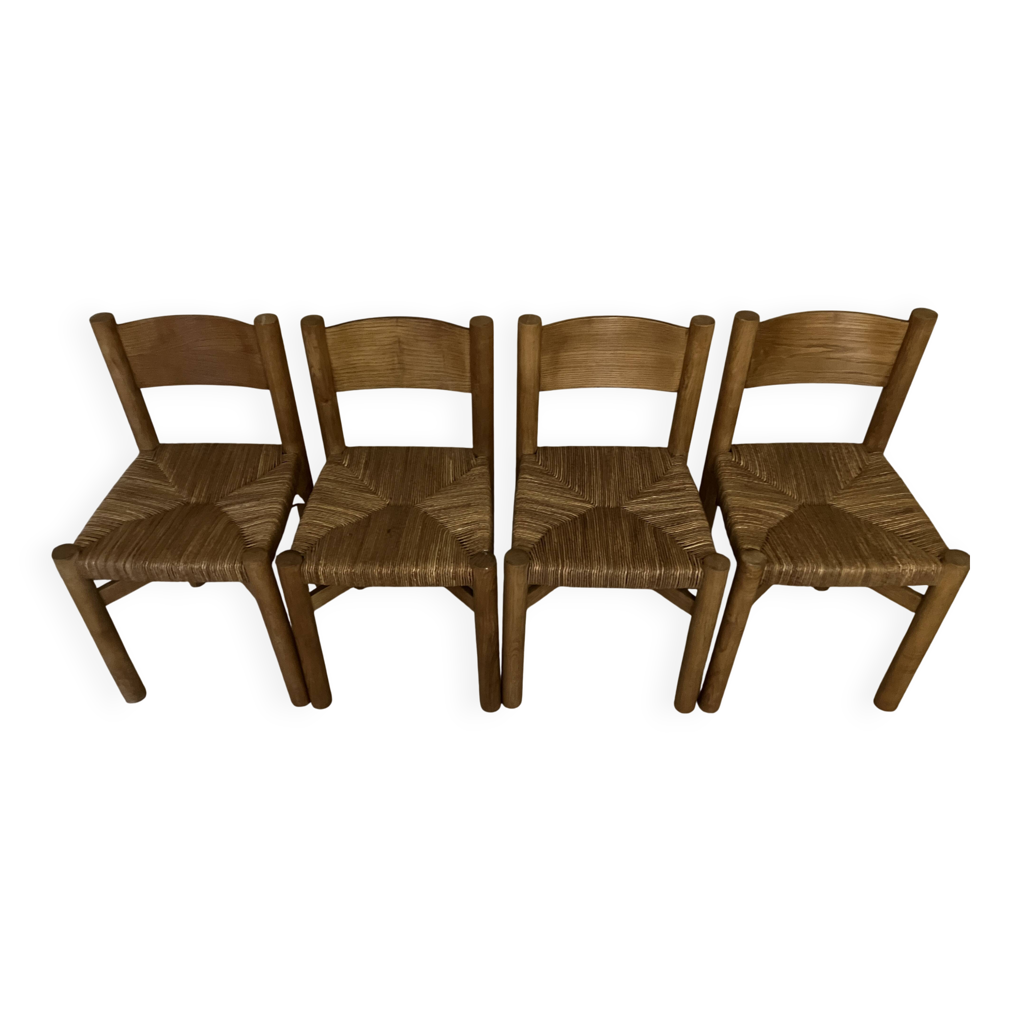 set of 4 chairs model "Meribel" by Charlotte Perriand