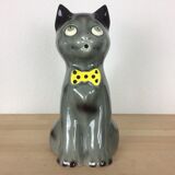 Poet-Laval cat pitcher in zoomorphic ceramic