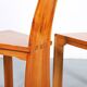 Set of two Cherry Pearl Dot Plank Back Chairs by Robert Williams, Islington