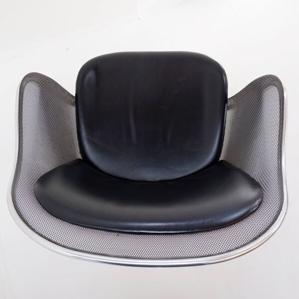 Fauteuil pivotant vintage italien ''Iuta'' par Antonio Citterio pour B&B Italia