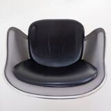 Vintage Italian swivel armchair "Iuta" by Antonio Citterio for B&B Italia