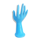 Blue hand