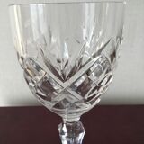 Crystal wine glass
