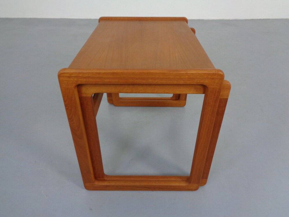 Danish Teak Nesting Tables from Korup Stolefabrik, 1960s, Set of 2