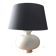Large vintage ceramic table lamp from the 70s kostka pirouette design