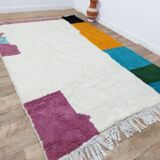 Handmade wool Berber rug 300 x 190 cm