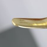 Brass and teak coat hanger by Carl Auböck for Illums Bolighus, Denmark, 1950s