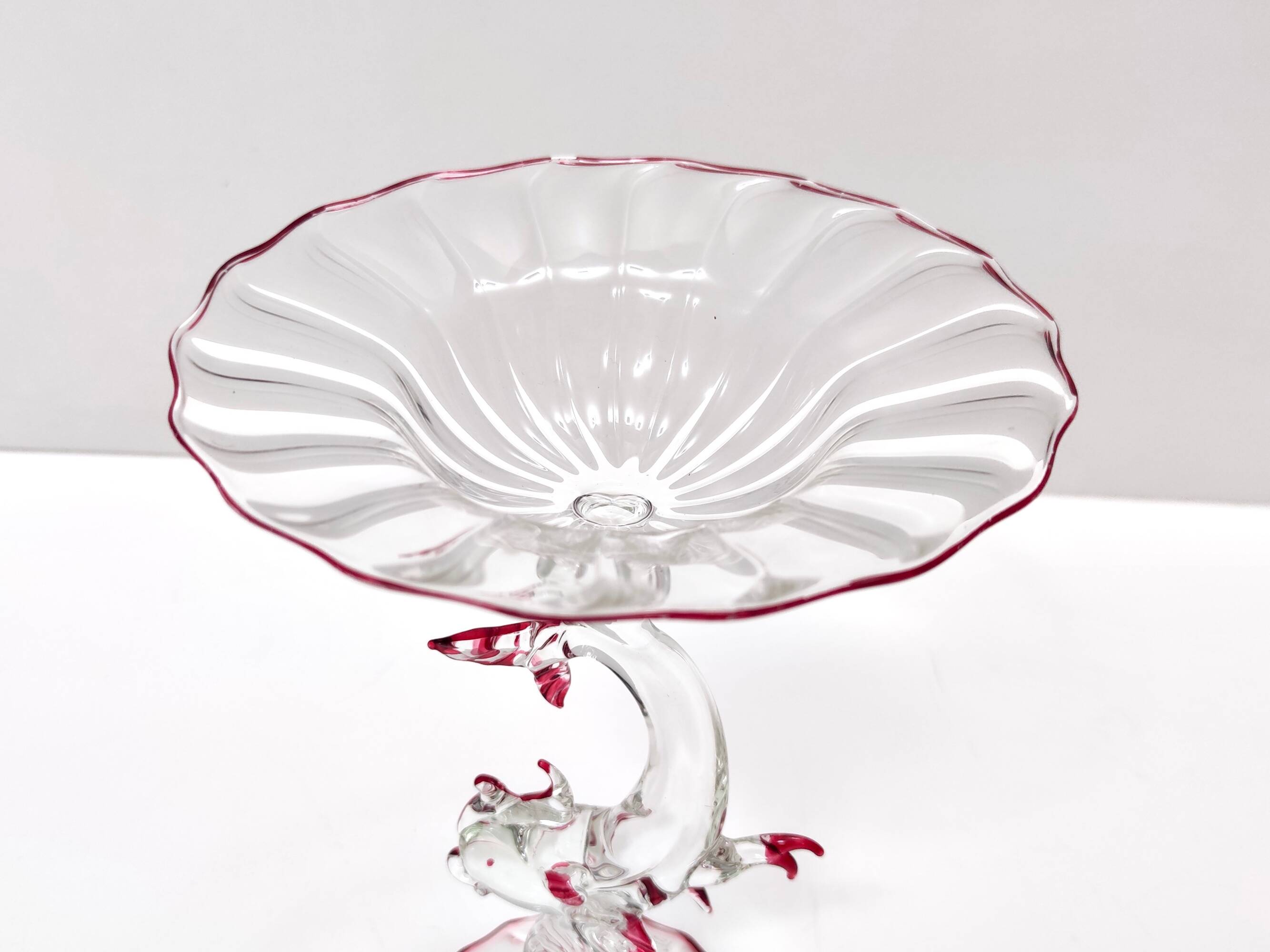 Renaissance style Murano Glass Cake Stand by La Murrina, Italy