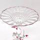 Présentoir à gâteaux en verre de Murano de style Renaissance par La Murrina, Italie