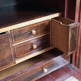 18th century secretary in Cuban mahogany