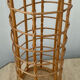 Vintage rattan umbrella stand 70s