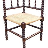 Ancien fauteuil chaise de coin d angle