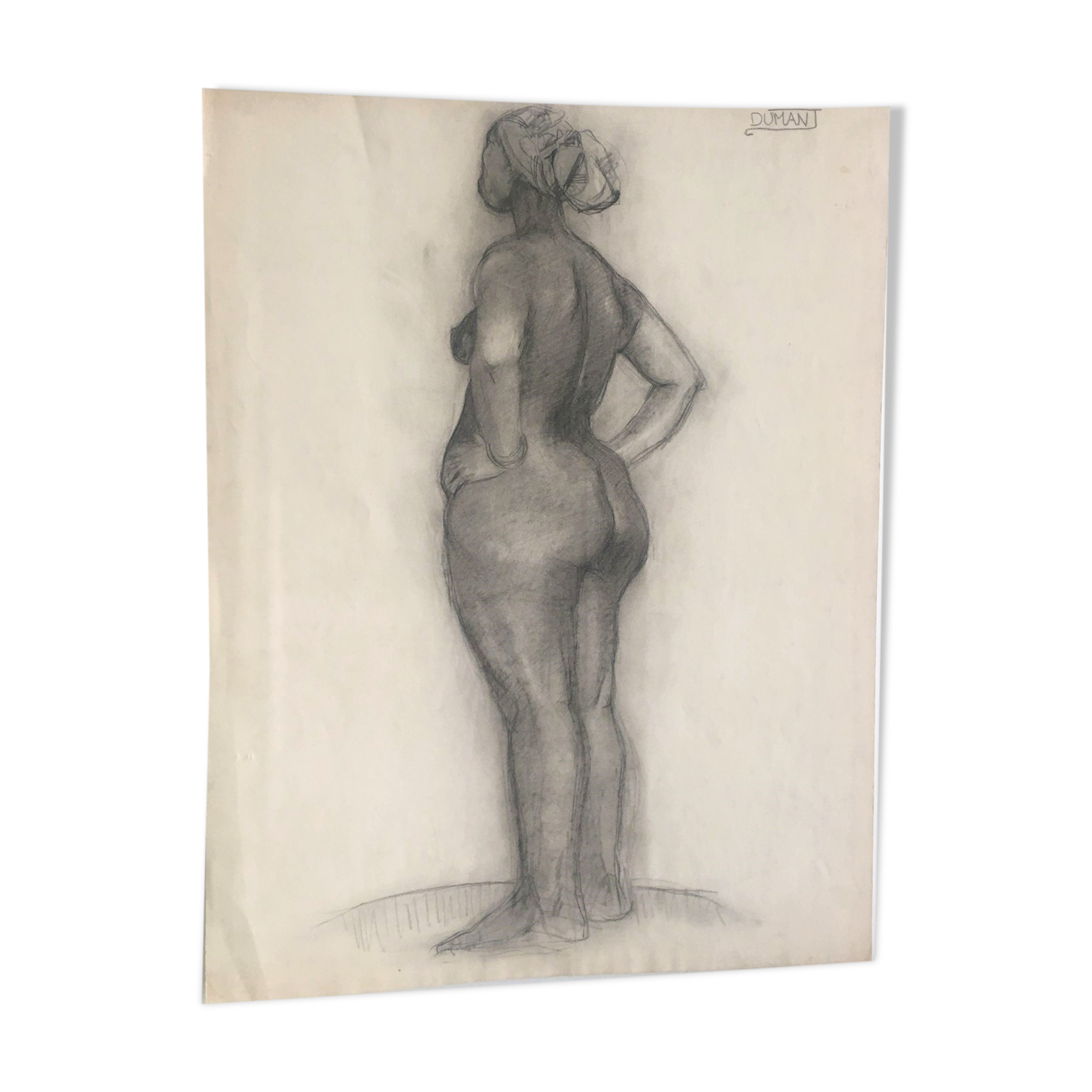 Drawing nude study