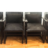 Suite of 4 Galaxy Chairs by Umberto Asnago for Giorgetti