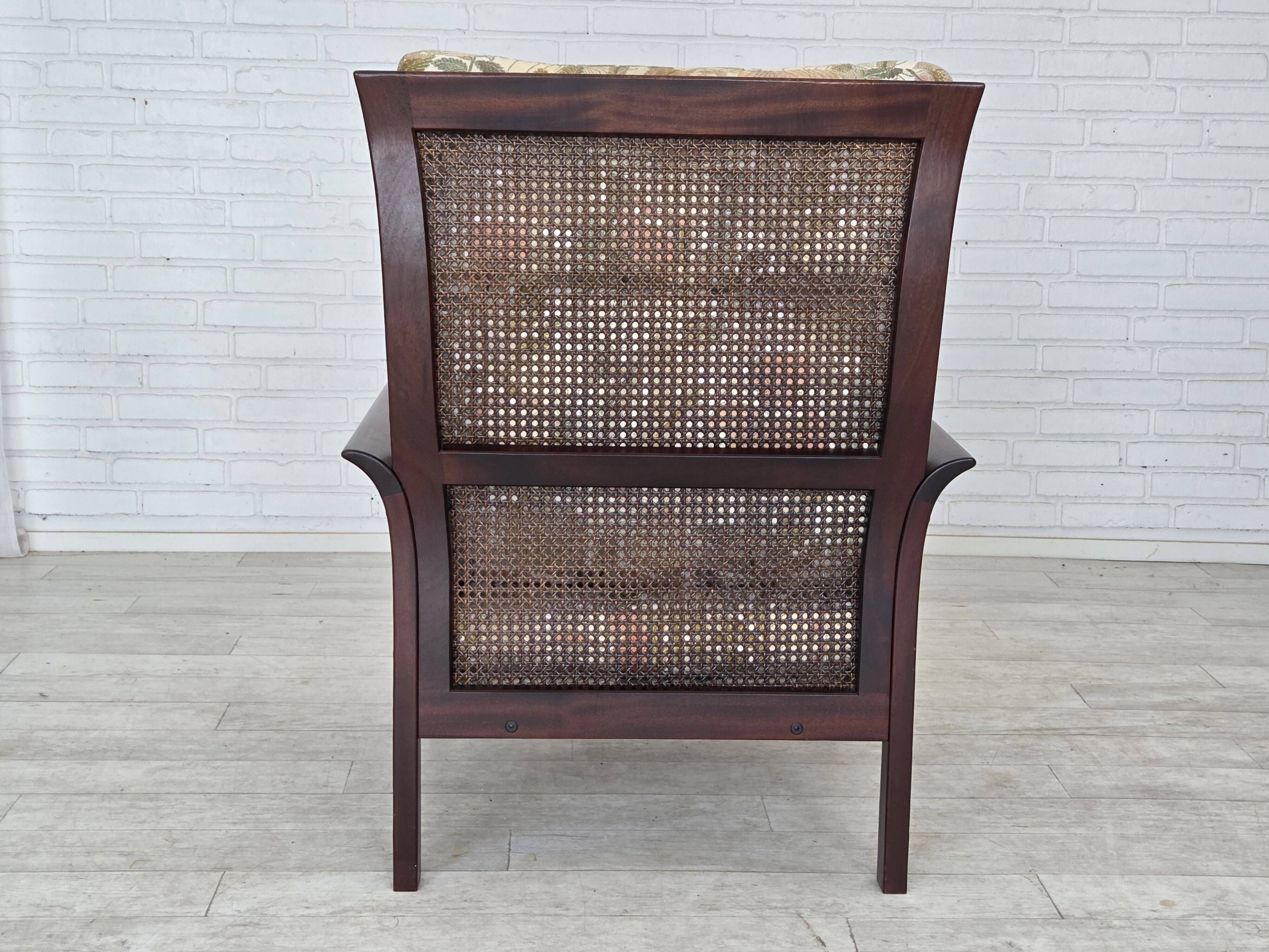 1970s, Swedish highback armchair by Arne Norell.