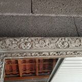 Old patinated mirror 86 X 62 cm