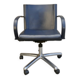 Office chair by Carlo Bartoli for Matteo Grassi in leather