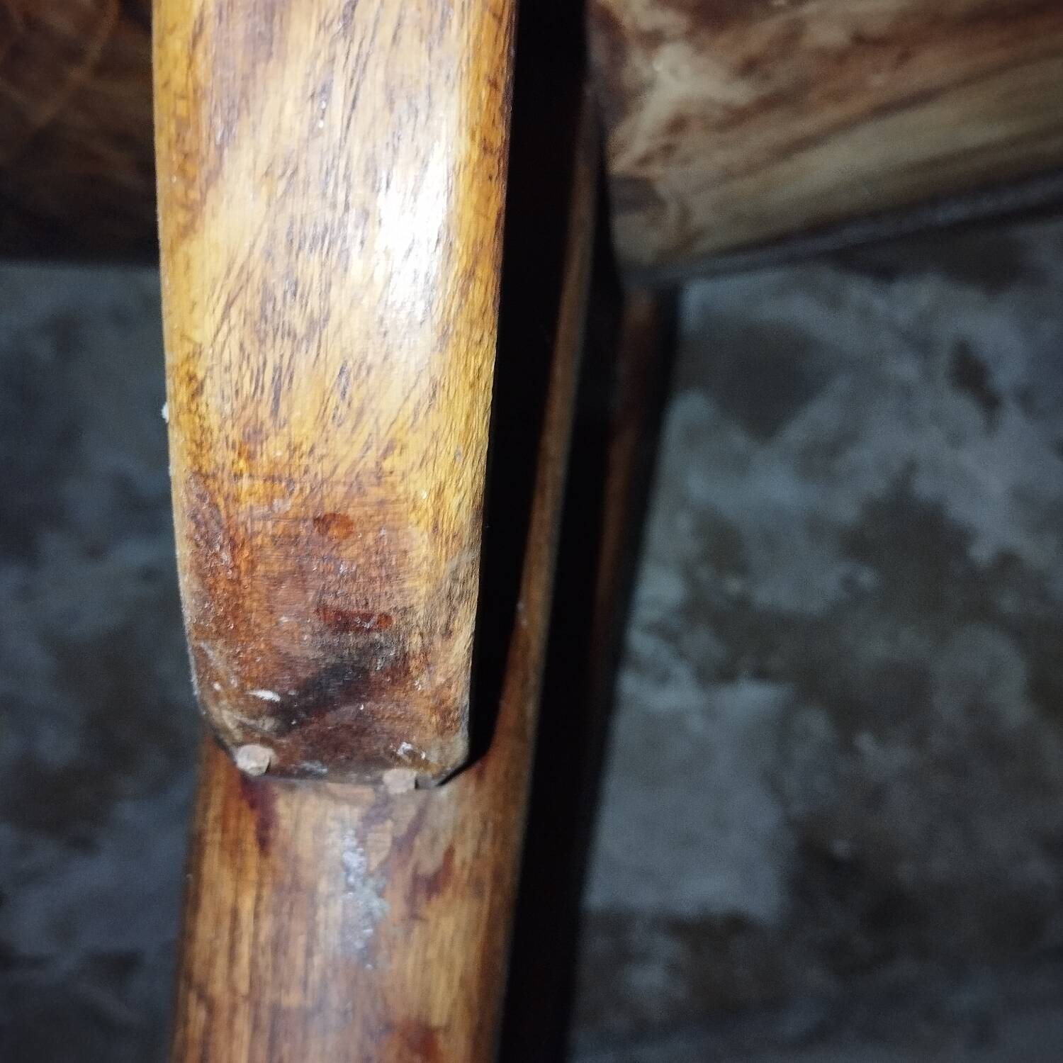 Pair of brutalist chairs from the 70s