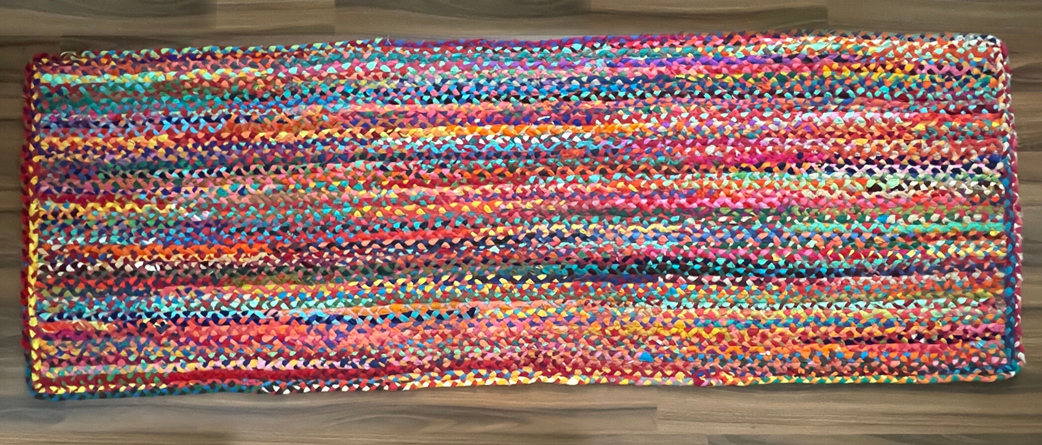 Cotton handwoven carpet