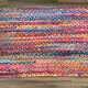 Cotton handwoven carpet