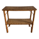 Vintage rattan shelf, console