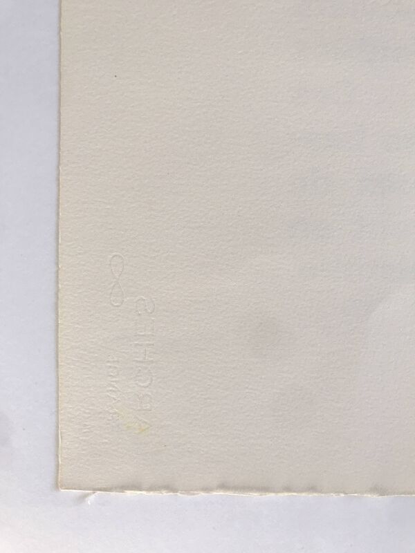 Sérigraphie originale signée au crayon, Jacques Villegle, Sator, 1997