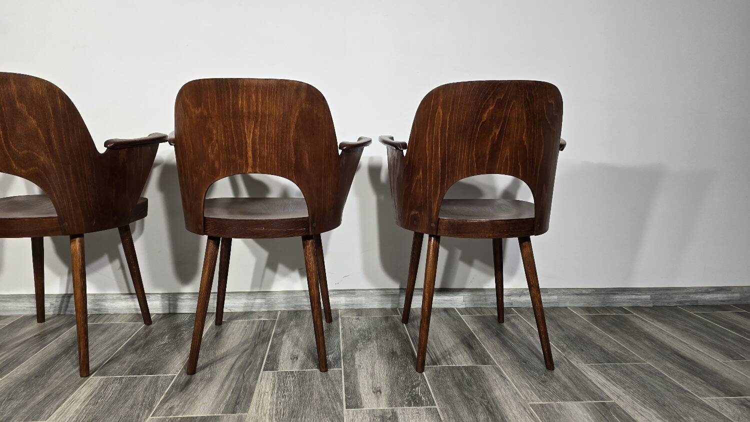 Dining Chairs by Oswald Haerdtl for Ton, Set of 4