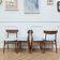 4 chaises scandinaves vintage années 60