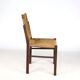 Chaise brutaliste en corde