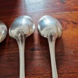 Christofle - Set of 12 Spatours table spoons in silver-plated metal