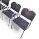 4 chaises de salle à manger en tissu noir Castiglietta par Castiglioni pour Zanotta / Italie années 1960