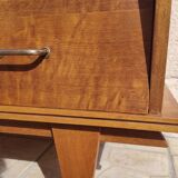 Designer wooden chest of drawers from the 60s