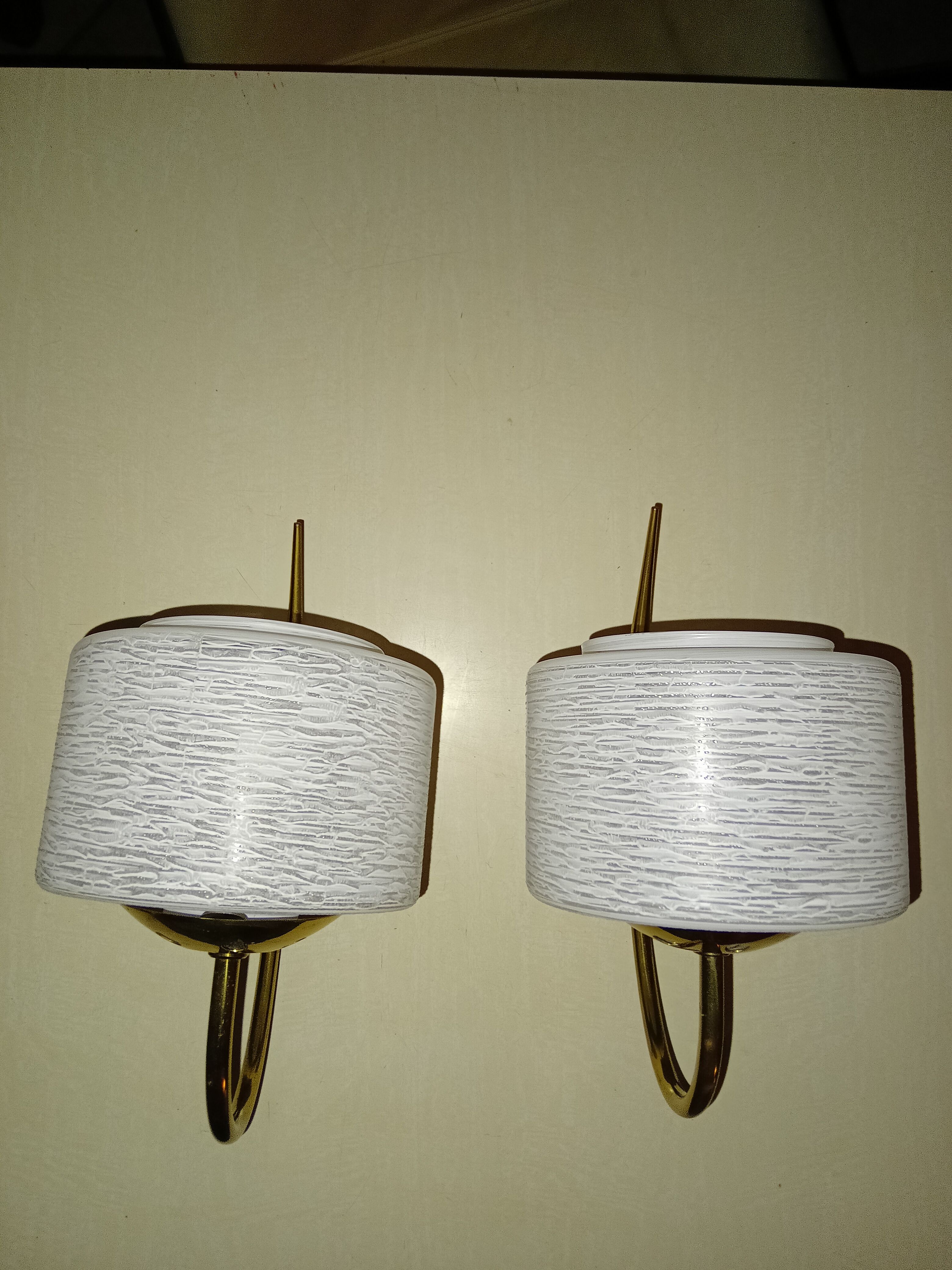 Paire d'appliques vintage